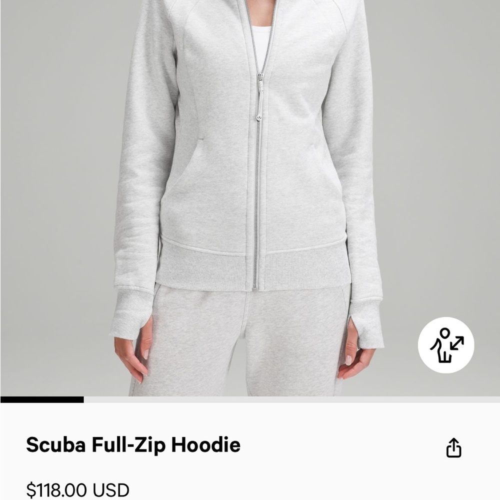 lululemon scuba full-zip hoodie